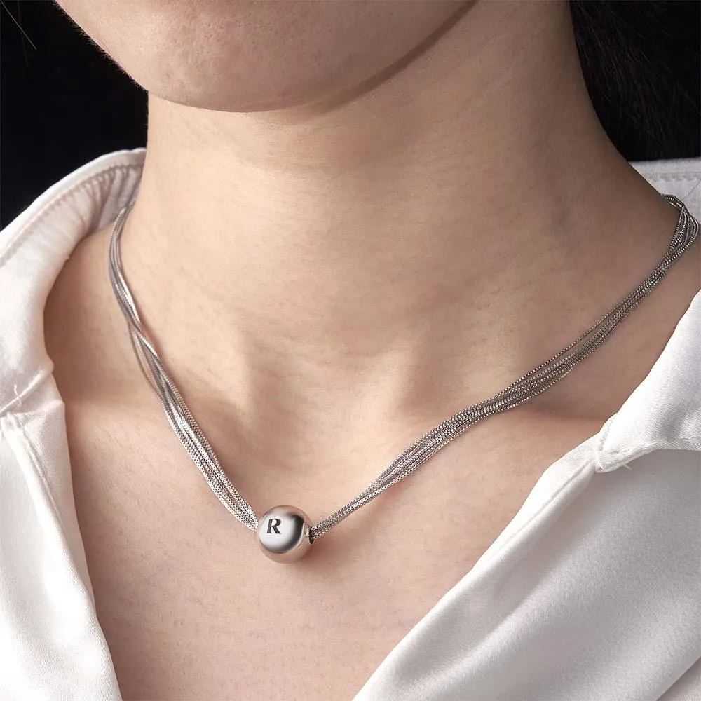 Custom Engraved Necklace – Unique Chain Design, Creative Gift for Special Occasions