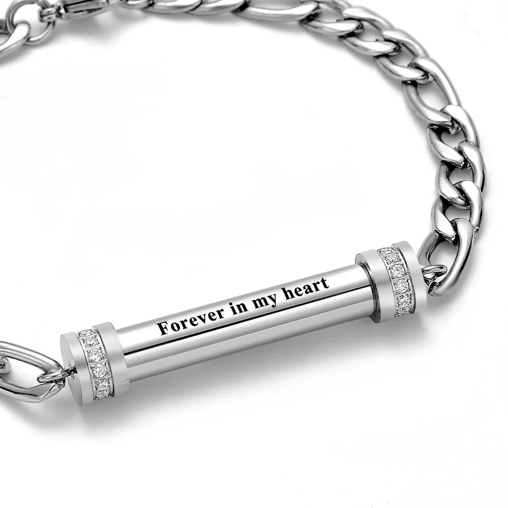 Personalized Cremation Urn Bracelet – Adjustable Ashes Keepsake